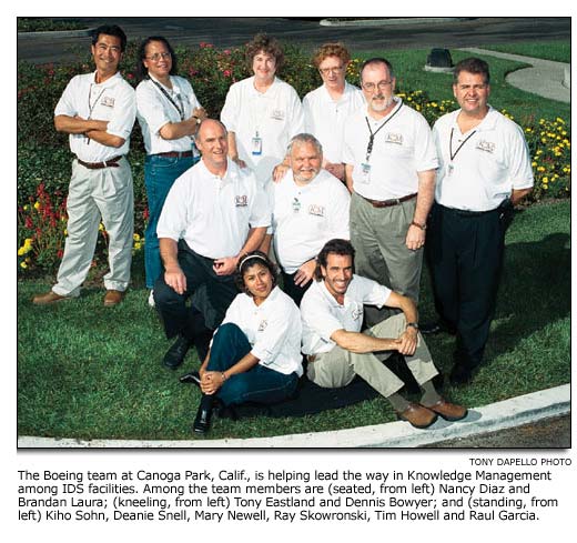 The Boeing team at Canoga Park, Calif.