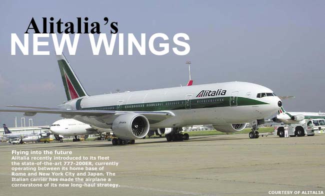 Alitalia's New Wings