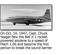 Bell X-1 rocket-powered airplane