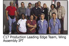 C17 Production Leading Edge Team, Wing Assembly IPT
