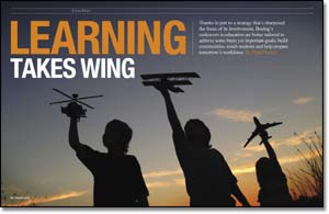 Learning takes wing