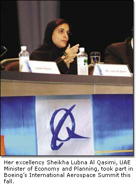 Her excellency Sheidha Lubna Al Qasimi