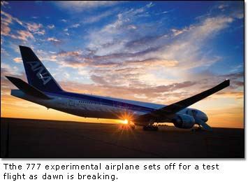 The 777 experimental airplane