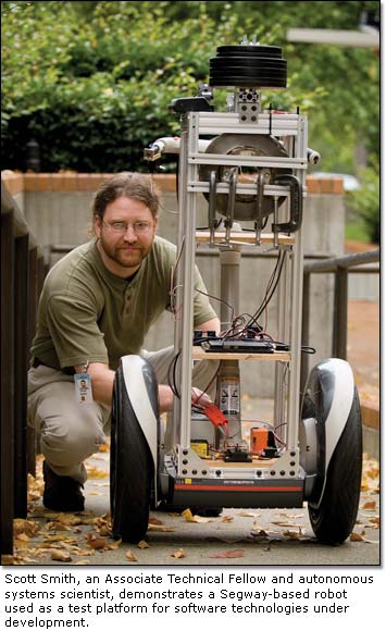 Scott Smith, an Associate Technical Fellow and autonomous systems scientist