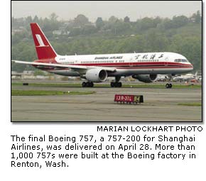 the final Boeing 757