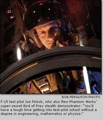 f-15 test pilot Joe Felock