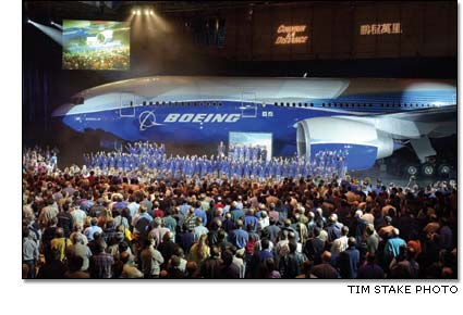 777-200LR Worldliner rollout ceremony