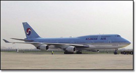 Korean Air 747 boots up Connexion