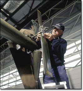 Chad Smith is one of the more than 3,300 people employed by Boeing Australia