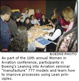 Boeing shares expertise at Women in Aviation conference