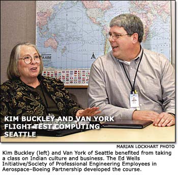 Kim Buckley and Van York