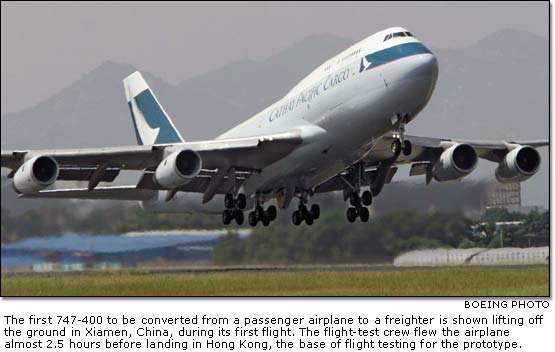 A special flight in China