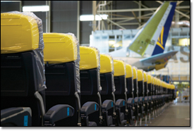 airplane seats purchased by a supplier