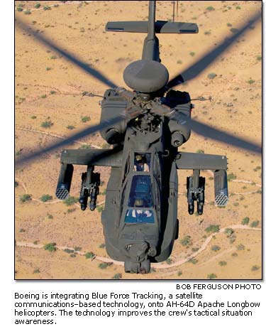 An AH-64D Apache Longbow helicopter